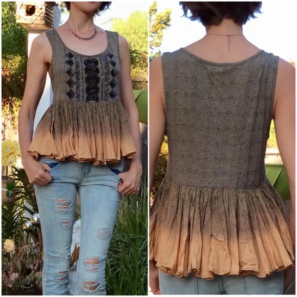 Anthropologie Akemi & Kin Anaphora Swing Top - Picture 4 of 12